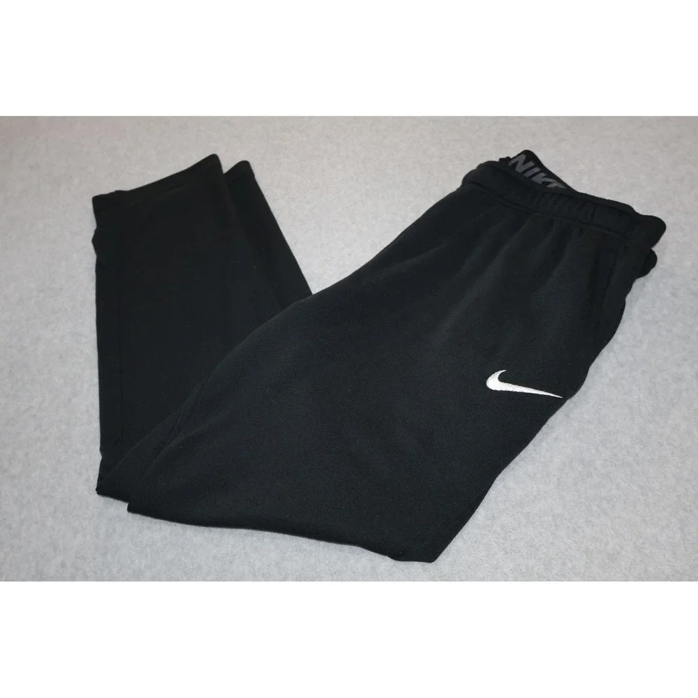 Nike Sweatpants Tapered Mens XXL Black Dri-Fit Athletic Training Gym Workout